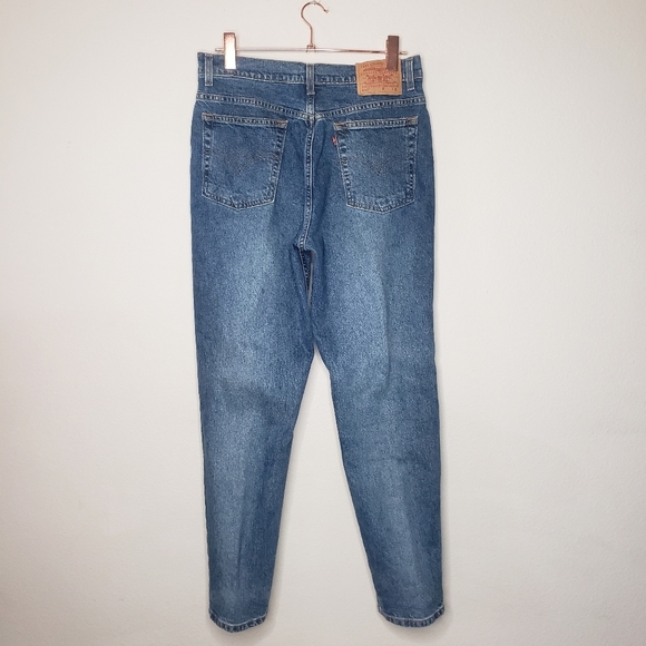 LEVI'S Vintage High Rise 512 Slim Fit Tapered Leg denim size 12 Miss S - Picture 3 of 12